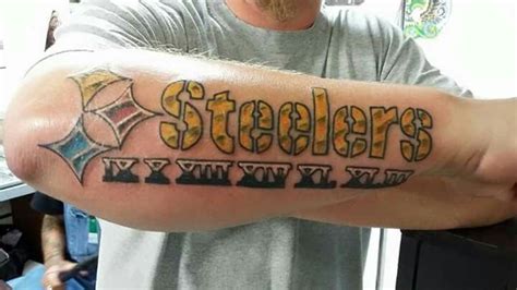 Steeler Tattoo... Always Cool!! | Steelers tattoos, Steelers, Tattoos