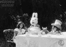 Alice In Wonderland Mad Hatters Tea Party GIFs | Tenor