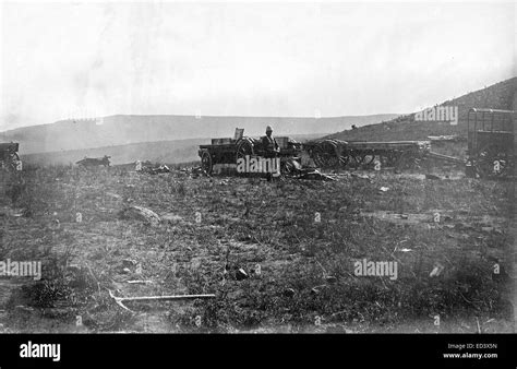 Isandlwana Battlefield shortly after the famous battle Stock Photo ...