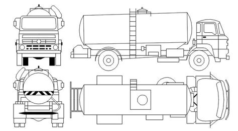 Water tanker design in detail AutoCAD drawing, dwg file, CAD file - Cadbull