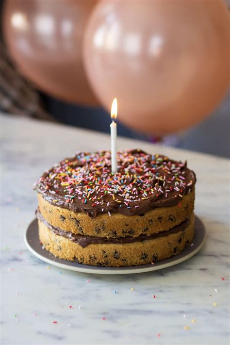 Chocolate Chip Cake Birthday Recipe - Bake with Shivesh