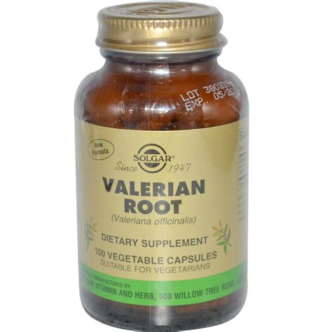 Valerian Root 100 Veggie Capsules - Solgar - Online Supplement Store ...