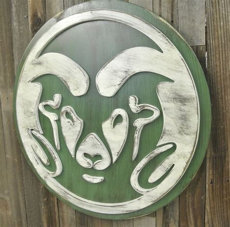 CSU Rams Logo, Distressed, Weathered, College Football, Man Cave ...