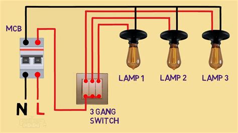 3 Gang Light Switch Wiring