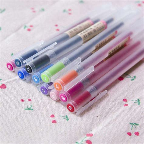 MUJI Gel Pens - Set of 12