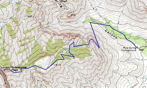 Guadalupe Peak Texas Hiking Information and Map