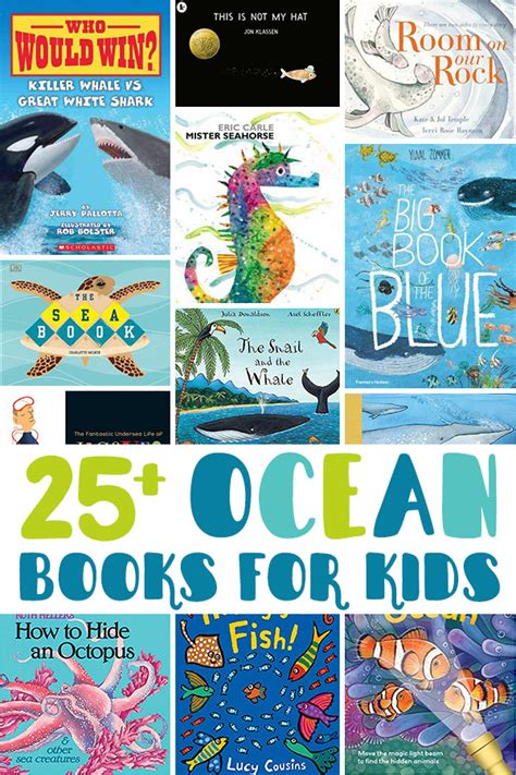 25+ Best Ocean Books for Kids Who Love Learning About Under the Sea