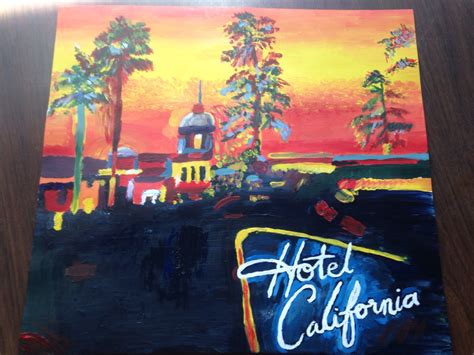 Album cover. Hotel California | Art, Painting, Album covers