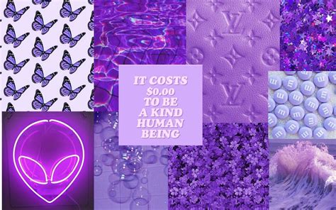 Purple Aesthetic Desktop Wallpapers - Wallpaper Cave