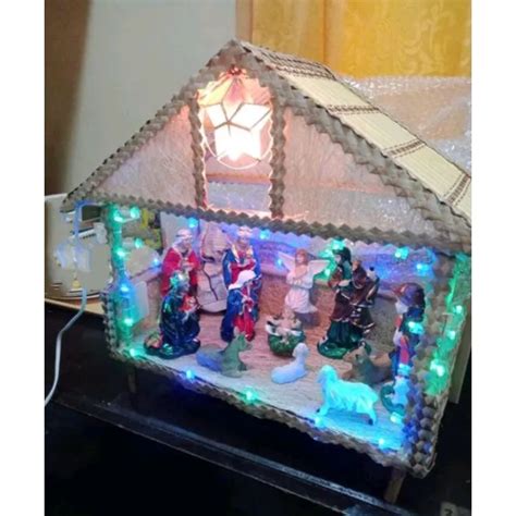 Christmas Belen with Led lights | Lazada PH