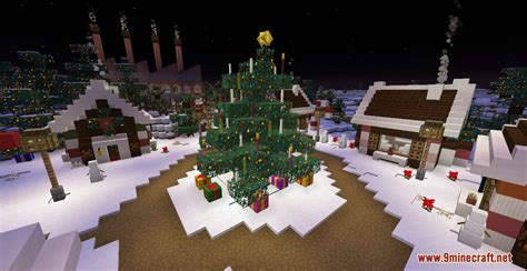 A Snowy Christmas Map 1.17.1 for Minecraft - Mc-Mod.Net