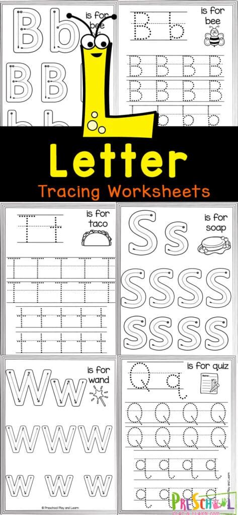 Urns & Memorials Instant Download Editable Letter Tracing for Kids Complete Workbook Worksheet ...