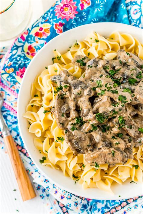 Beef Stroganoff - Easy Dinner Recipe | Sugar and Soul Co