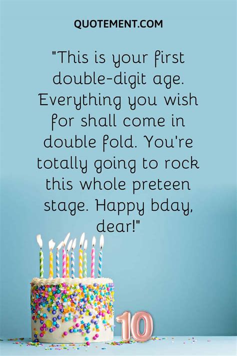 Happy Birthday Poem For A 10 Year Old | Sitedoct.org