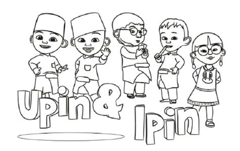 11 Gambar Upin Ipin Keren Terbaru Dan Sketsa Broonet - Riset