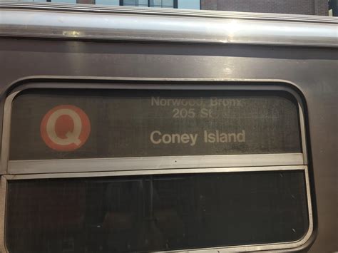 R68 D Train with a 6th Avenue Q Train Route Rollsign : r/nycrail