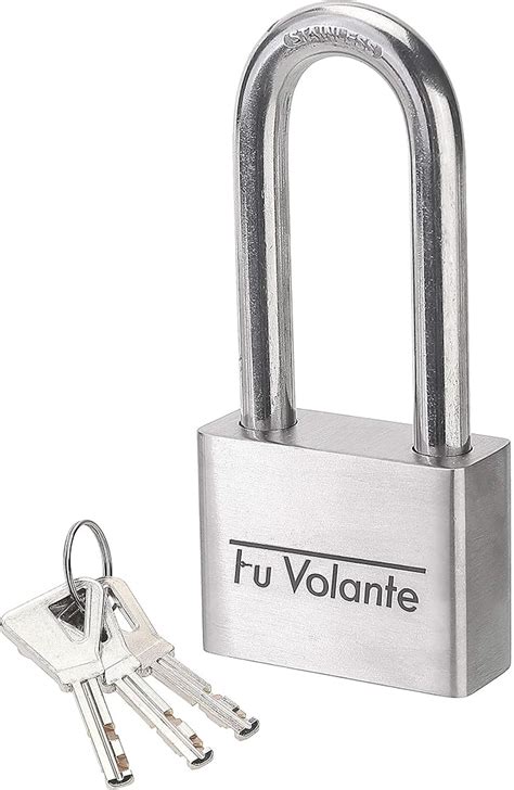 Stainless Steel Padlock, 304 Marine Series, Anti Rust Lock, Waterproof Padlock for Outdoor use ...