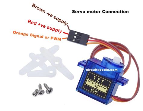 Pin Diagram Of Servo Motor How To Control Servo Motor With A