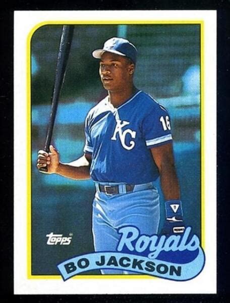 1989 Topps Bo Jackson #540 Baseball Card for sale online | eBay