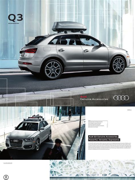 Audi Q3 Accessories Brochure PDF | PDF | Flashlight | Audi