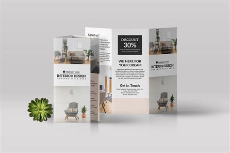 Interior Design Brochure Template on Behance