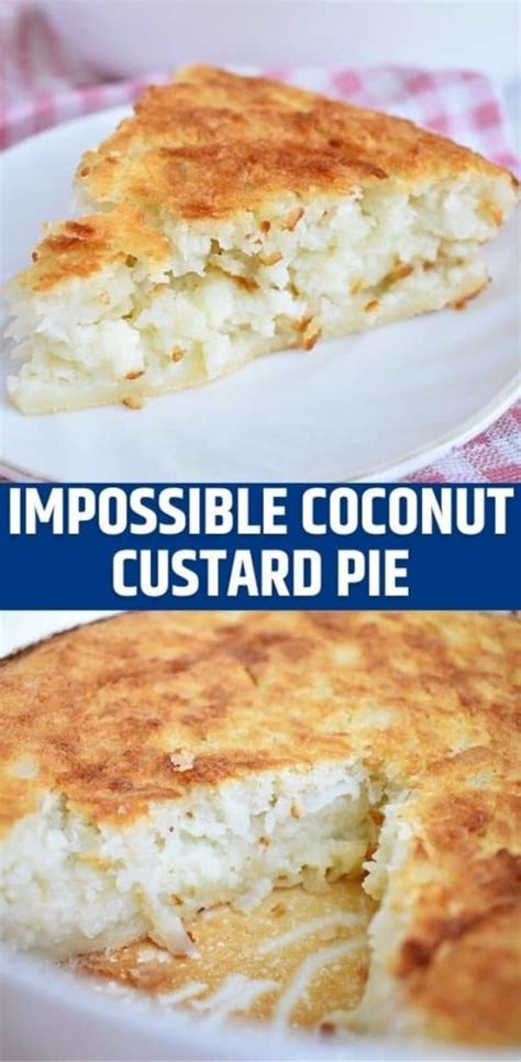 Impossible Coconut Custard Pie - 100K Recipes