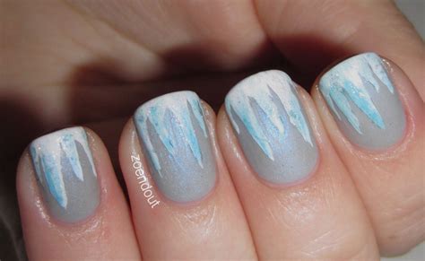 Zoendout Nails: Icicles!