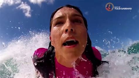 Tulsi Gabbard Surfing - YouTube