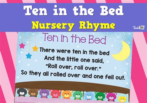 Ten in the Bed - Nursery Rhyme :: Teacher Resources and Classroom Games :: Teach This