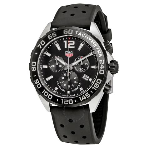 Tag Heuer Formula 1 Chronograph Black Dial Men's Watch CAZ1010.FT8024 ...