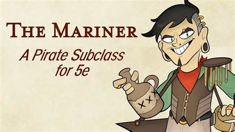 Homebrew Pirate Subclass - The Mariner (DnD 5e) - YouTube