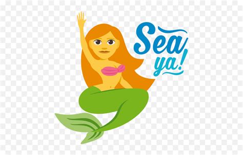 Mermaid Life Stickers By Emojione By Joypixels Inc - Emoji Rating Mermaid,Mermaid Emojis - Free ...