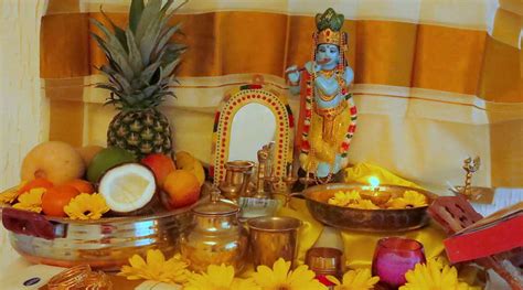 Traditional Vishu Kani Decoration Ideas For Home - The Channel 46