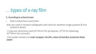 4. Dental X-Ray Film And Film Processing.pptx