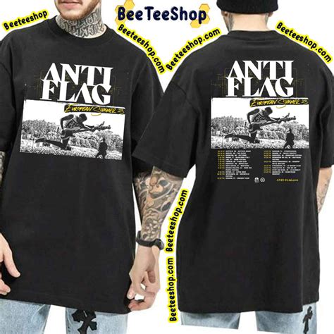 Anti-Flag Tour 2023 Double Sided Trending Unisex T-Shirt - Beeteeshop