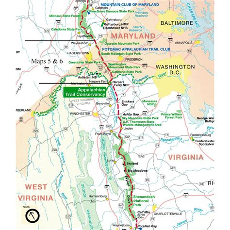 Maryland Map - Appalachian Trail Conservancy