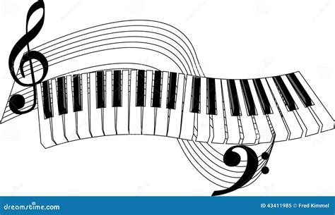 Keys pianot vektor illustrationer. Illustration av personal - 43411985