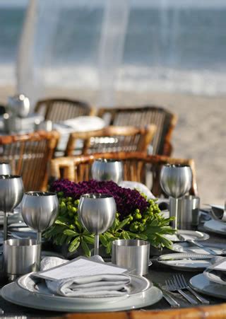 Beachside Wedding Setting | Gourmet Celebrations Catering Los Angeles ...