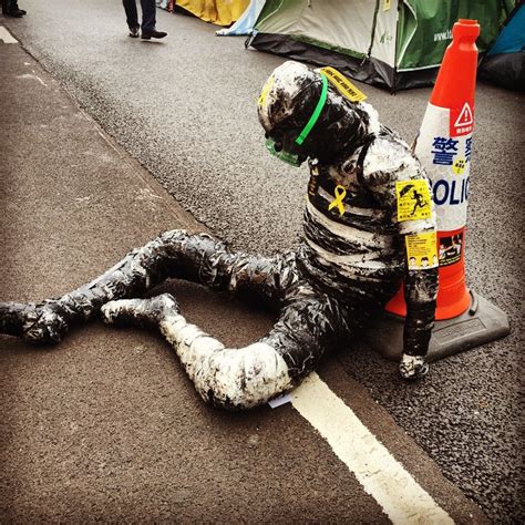 Protest Art on Harcourt Road - Hong Kong Thru My Eyes