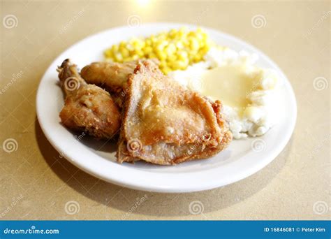 Fried Chicken With Sides Stock Image - Image: 16846081