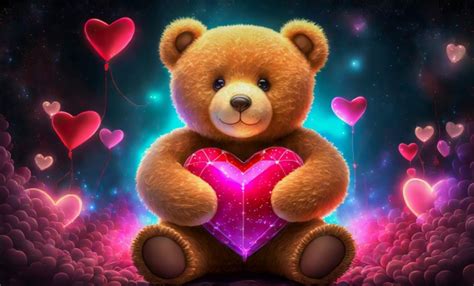 Valentine's Day, Teddy Bear, Heart Free Stock Photo - Public Domain Pictures