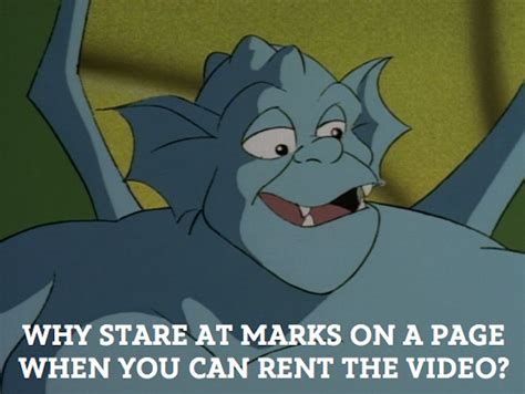 Gargoyles Cartoon Quotes. QuotesGram