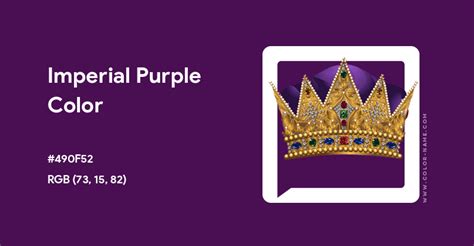 Imperial Purple color hex code is #490F52