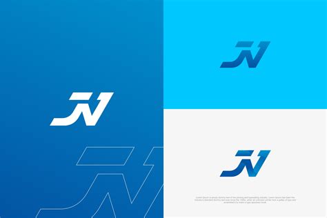 JNV Logo Design. JN Letter Mark Icon. Graphic by dynecreative · Creative Fabrica