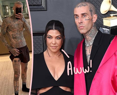 Travis Barker Gets Massive New Tattoo In Honor Of Kourtney Kardashian ...