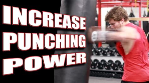 3 Exercises to Increase Your Punching Power | Boxing training workout ...