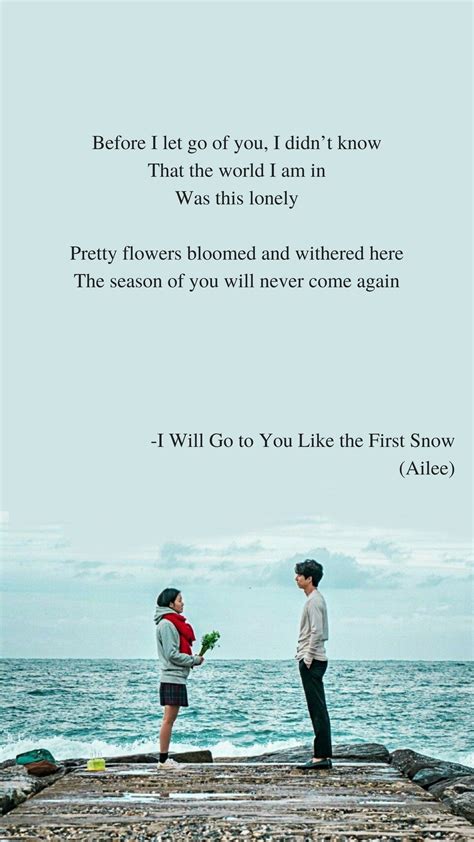 Goblin OST: I Will Go to You Like the First Snow by Ailee Lyrics ...