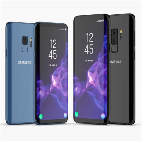 Samsung galaxy s9 colors 3D model - TurboSquid 1270888