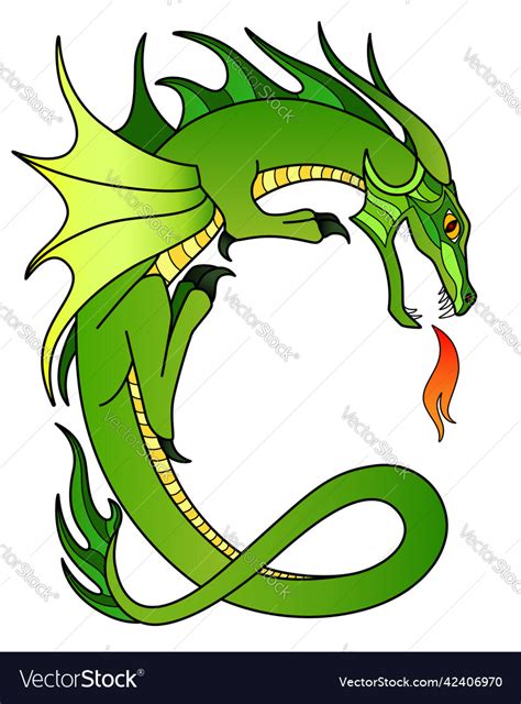 Green Fire Dragon