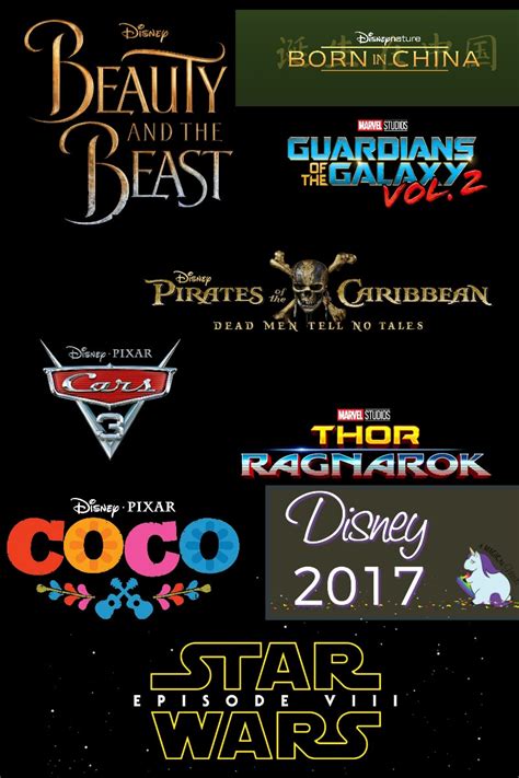 2017 List of Disney Movies with Trailers and Photos